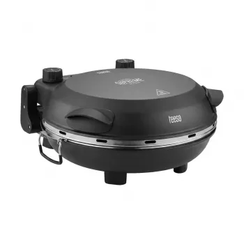 TEESA SUPREME FUN pizza pec 1200W, 400°C, dvojité vyhrievacie telesá, čierna