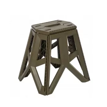 KEEEPER skladacia kempingová stolička Tom, olivová, nosnosť 120 kg, 29 x 20 x 39 cm