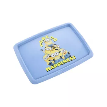 keeeper box s vekom 45L Karolina “Minions Happiness” 55,5x40x30cm svetlomodrý