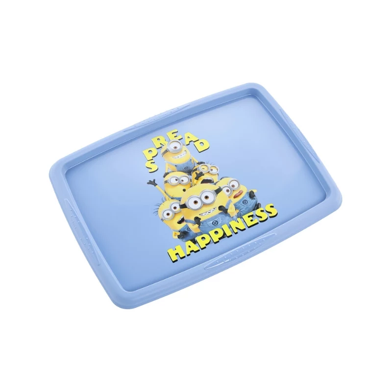 keeeper box s vekom 45L Karolina “Minions Happiness” 55,5x40x30cm svetlomodrý