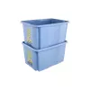 keeeper box s vekom 45L Karolina “Minions Happiness” 55,5x40x30cm svetlomodrý