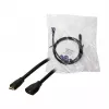 LogiLink CU0121 USB 2.0 Micro-B konektor samec na Micro-B konektor samica predlžovací kábel, 1 m, čierny