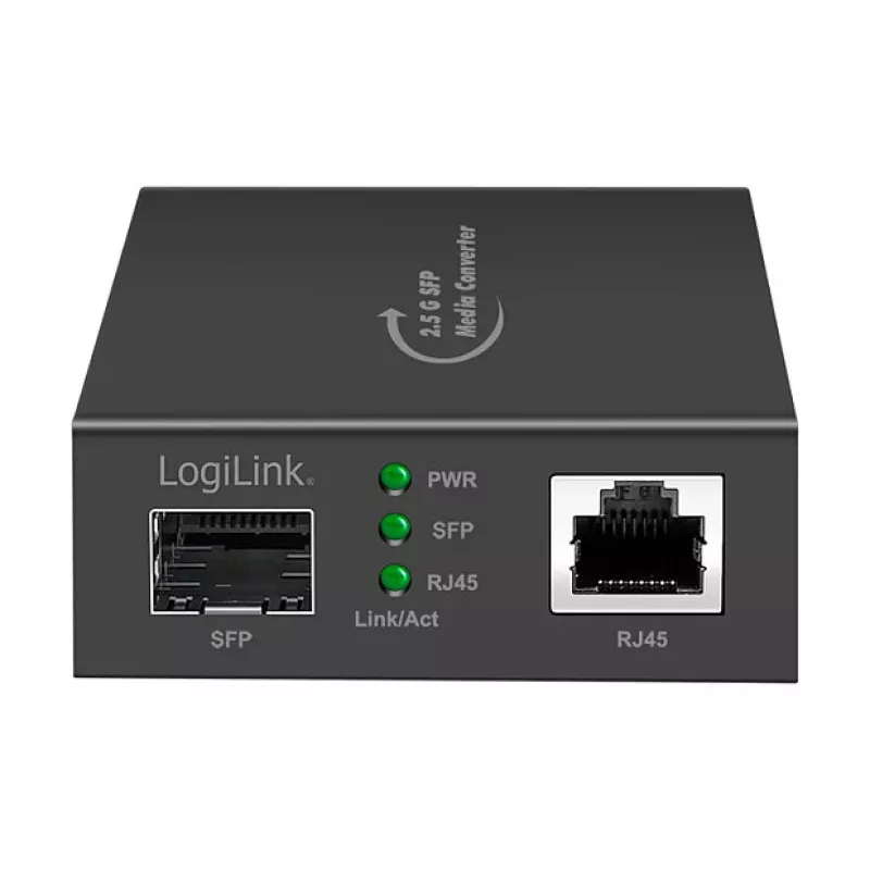 LogiLink 2,5 Gigabit mediálny konvertor RJ45 na SFP