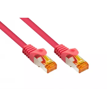 Kabelmeister RJ45 patch kábel Cat.7 S/FTP, TPE, purpurový, 0,5m