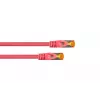 Kabelmeister RJ45 patch kábel Cat.7 S/FTP, TPE, purpurový, 0,5m