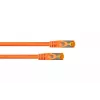 KABELMEISTER Cat.7 S/FTP patch kábel, RJ45, TPE, bez halogénov, oranžový, 1,5m