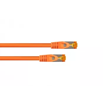 KABELMEISTER Cat.7 S/FTP patch kábel, RJ45, TPE, bez halogénov, oranžový, 1,5m