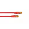 Kabelmeister Cat.7 S/FTP patch kábel, RJ45, TPE, bez halogénov, červený, 0,15 m