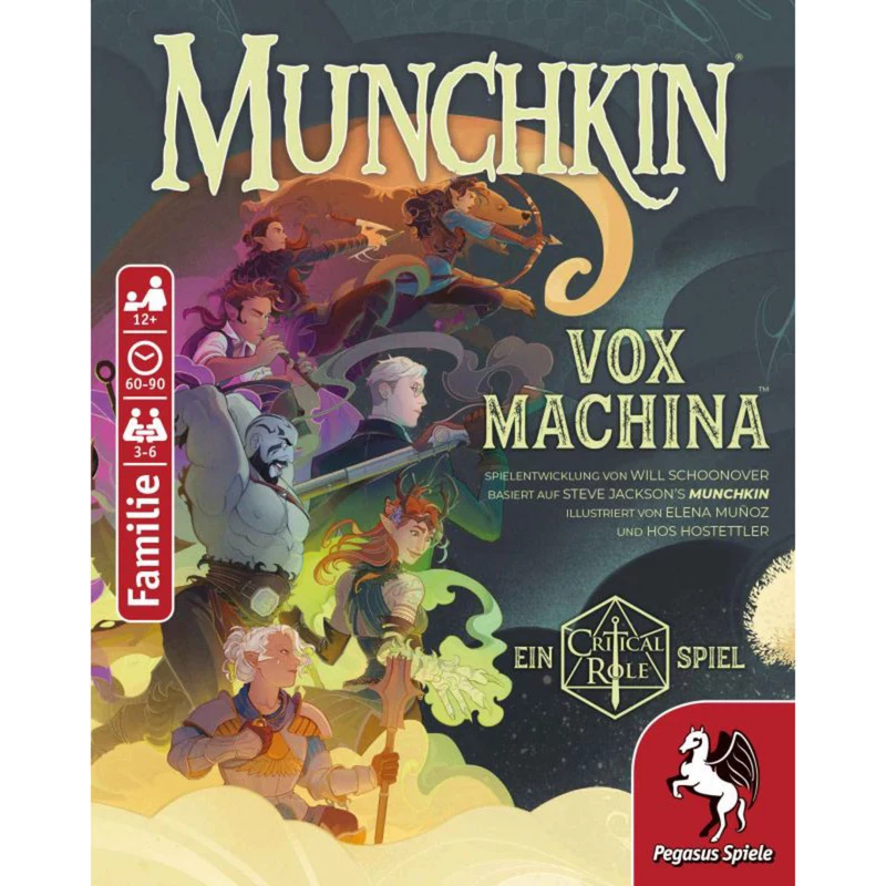 PEGASUS Munchkin Vox Machina - Critical Role kartová hra