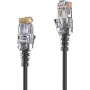 Prepojovací kábel PureLink AVIT Media Series Slim Cat.6 U/UTP, LSOH, 0,25 m, čierny (MC1500-0025)