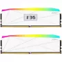 V-Color Manta XFinity+ aRGB 32GB (2x16GB) DDR5-6400 CL32 biela kit stolovej operačnej pamäte