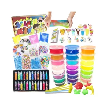 iLike Slime DIY Kit XL kompletná sada na výrobu slizu doma viacfarebná