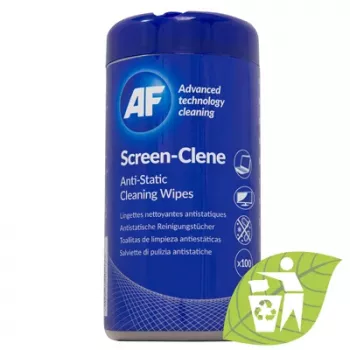 AF Screen-Clene TFT/LCD čistiace utierky na obrazovky 100 ks ECO nádoba