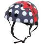 Hornit POM913 Polka Dot multi-športová prilba pre deti, 53-58 cm, čierna/modrá/červená/biela