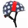 Hornit POM913 Polka Dot multi-športová prilba pre deti, 53-58 cm, čierna/modrá/červená/biela