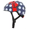 Hornit POM913 Polka Dot multi-športová prilba pre deti, 53-58 cm, čierna/modrá/červená/biela