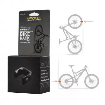 HORNIT CLUG PRO MTB XL držiak na bicykel na stenu klip čierny 7764XCP