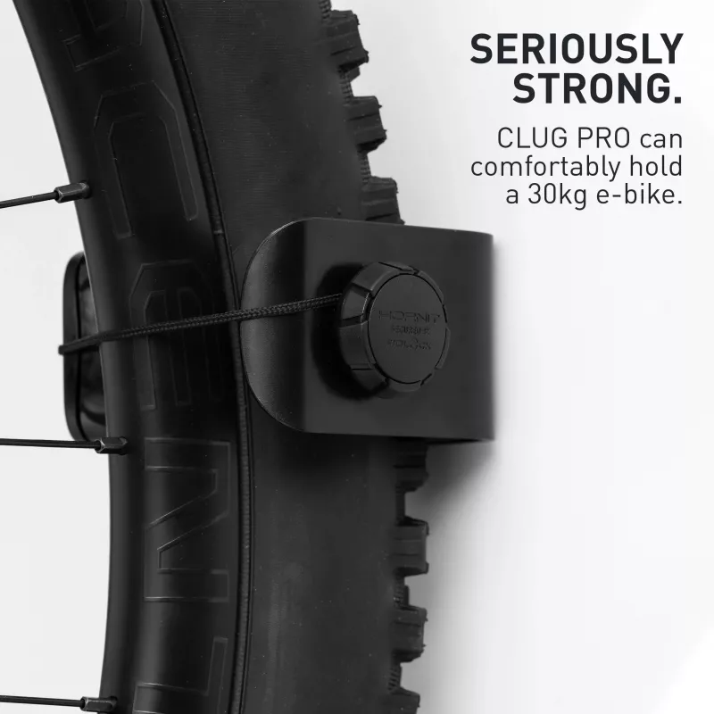 HORNIT CLUG PRO MTB XL držiak na bicykel na stenu klip čierny 7764XCP
