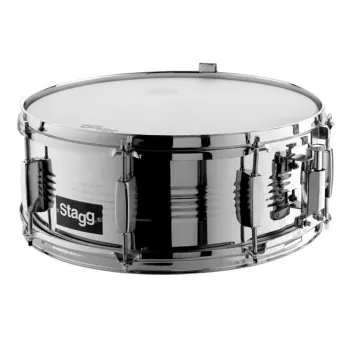Stagg SDS-1455ST8/M 14 inch x 5,5 inch oceľový snare bubon, chróm