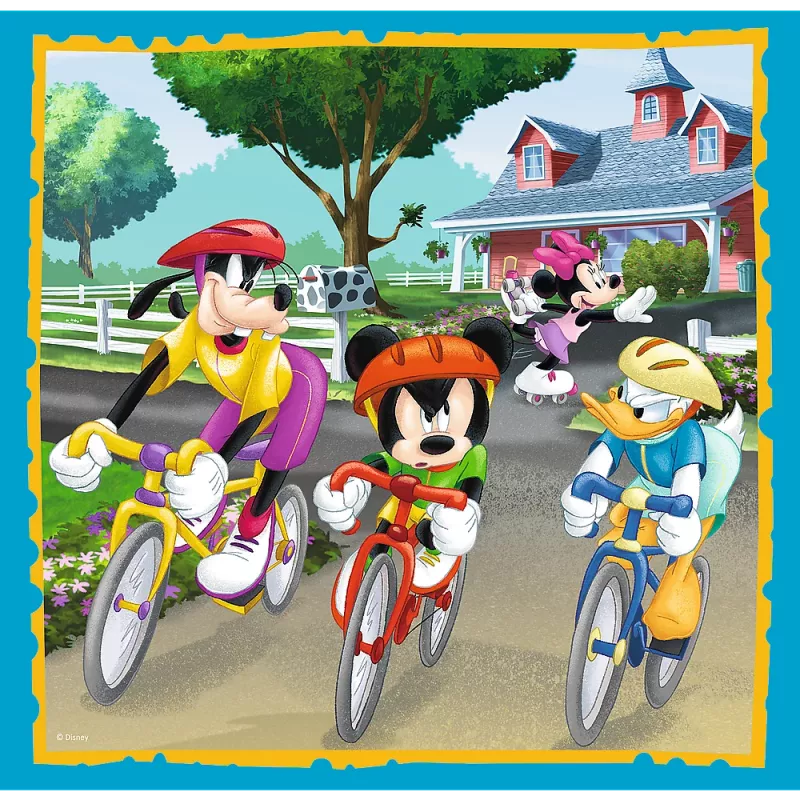 Trefl 3-in-1 Mickey Mouse and Friends puzzle set - 20, 36, 50 dielikov