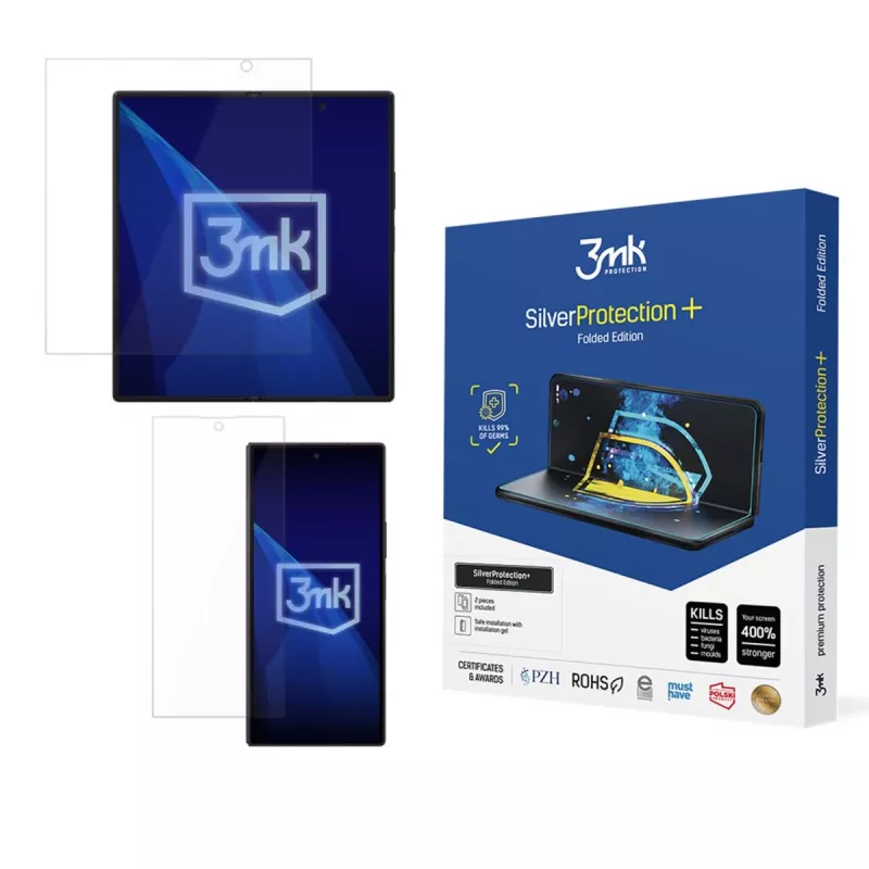 3mk SilverProtection+ Folded Edition antimikrobiálna fólia pre Samsung Galaxy Z Fold 8 Ultra