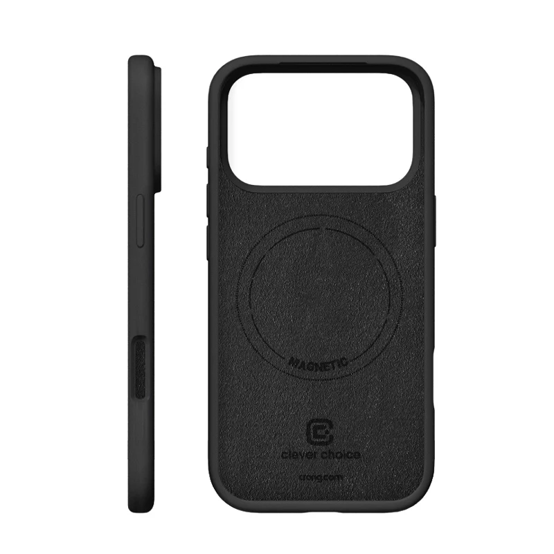 Crong Color Cover magnetické puzdro pre iPhone 18 Pro Max / 17 Pro Max (čierna)