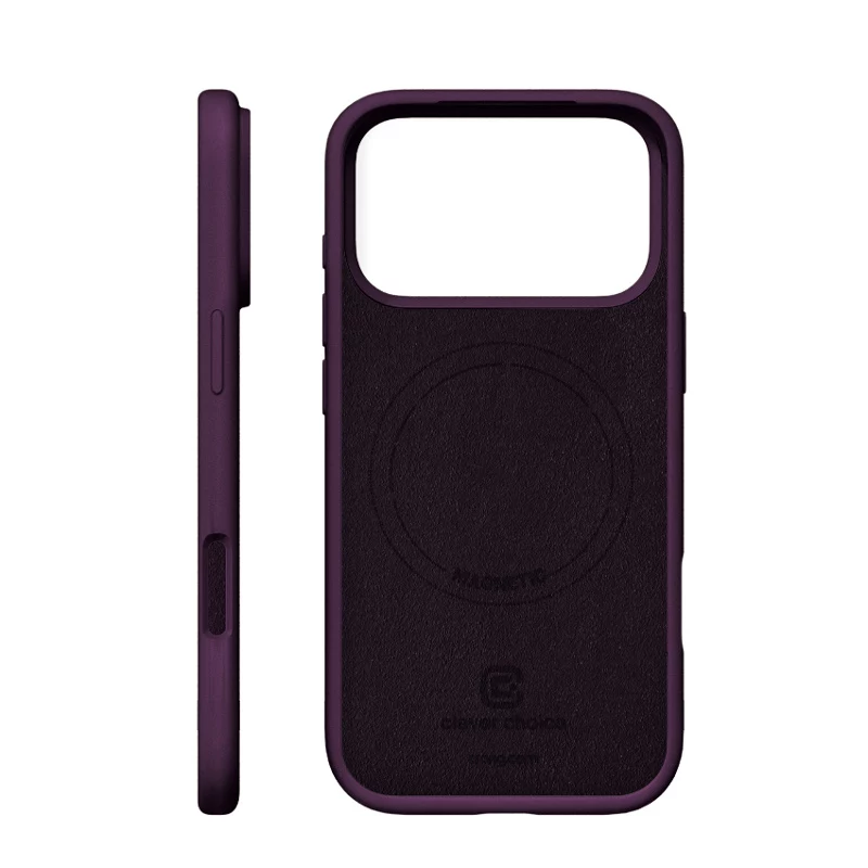 Crong Color Cover Magnetic – MagSafe puzdro pre iPhone 18 Pro Max / 17 Pro Max (slivka)