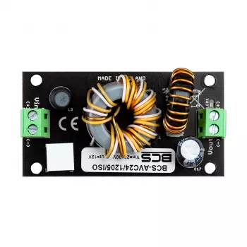 BCS-AVC24/1205/ISO 24V AC 5A 120W napájací zdroj na DIN lištu pre CCTV