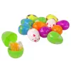 LEAN TOYS veľkonočné vajíčka squishy zajac hračka 12 kusov