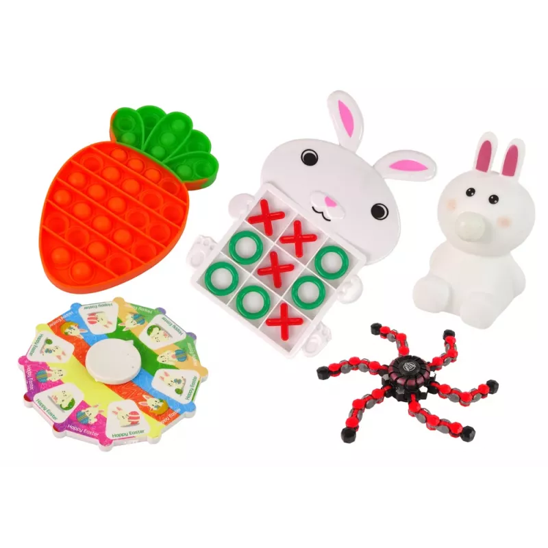 LEAN TOYS veľkonočné fidget hračky anti-stresová sada hračiek 24 prvkov