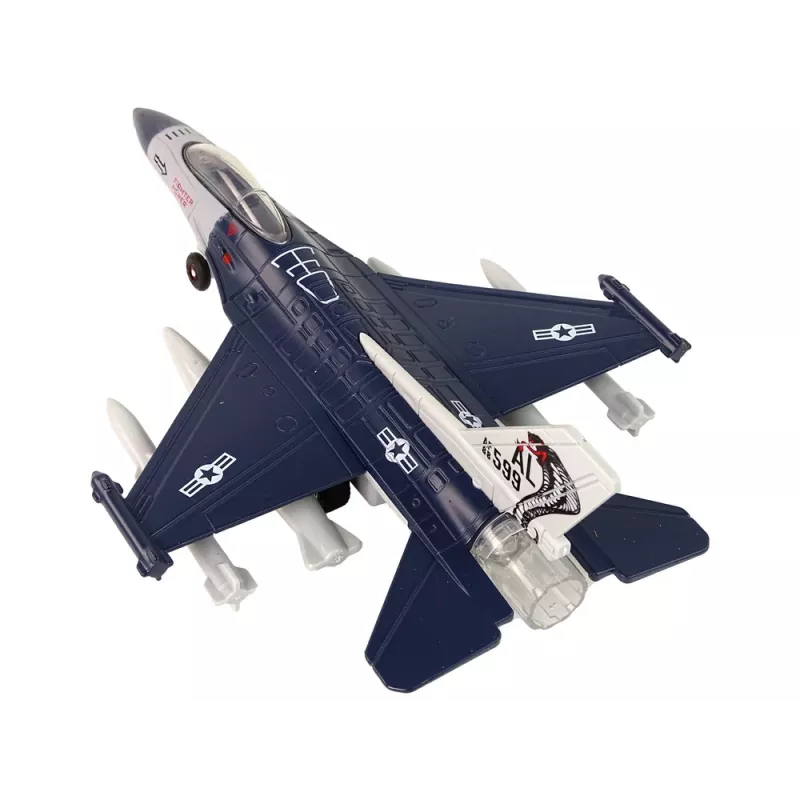LEAN TOYS lietadlo trecí pohon svetlá zvuky 1:72 Navy