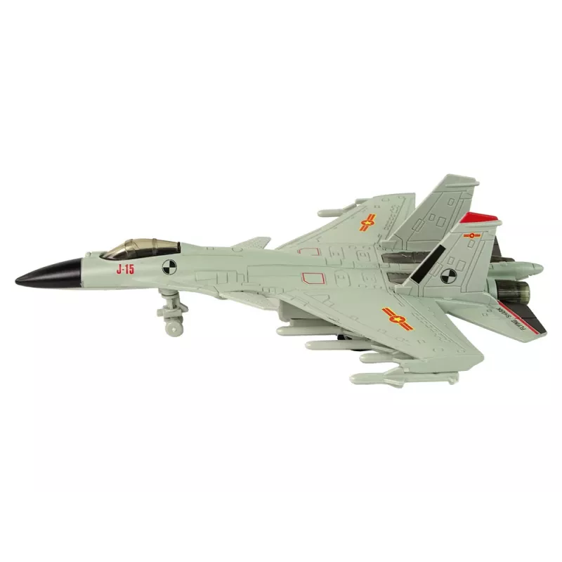 LEAN TOYS 15410 sivé bojové lietadlo s trecím pohonom 1:72