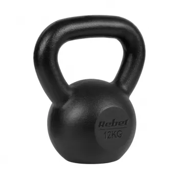 Liatinová kettlebell 12kg, REBEL ACTIVE