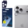 3MK PROTECTION Apple iPhone 18 Pro / 18 Pro Max HARDY Lens Protection Pro strieborná