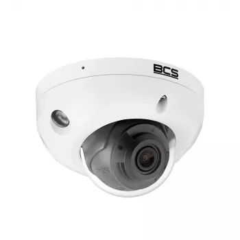 BCS 8MP vonkajšia dome IP kamera s AI analýzou, pevná ohnisková vzdialenosť 2,8 mm, 30 m IR, IP67, IK10, PoE BCS-P-DMIP28FSR3L3-Ai2