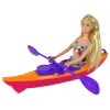 LEAN TOYS príslušenstvo pre bábiky kajak oranžový
