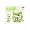 LEAN TOYS magnetická vzdelávacia tabuľa žaba stylus pad zelené korálky puzzle