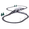 LEAN TOYS elektrická vlaková súprava s výklopným mostom a koľajnicou 366 cm