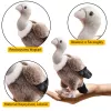LEAN TOYS plyšový sup vták plyšová hračka maskot plyšák 25 cm