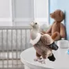 LEAN TOYS plyšový sup vták plyšová hračka maskot plyšák 25 cm
