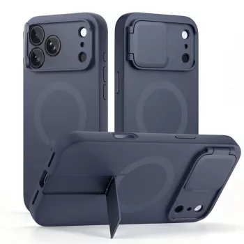TECH-PROTECT Kevlar Aura MagSafe puzdro pre iPhone 17 Pro Max / 18 Pro Max – námornícka modrá