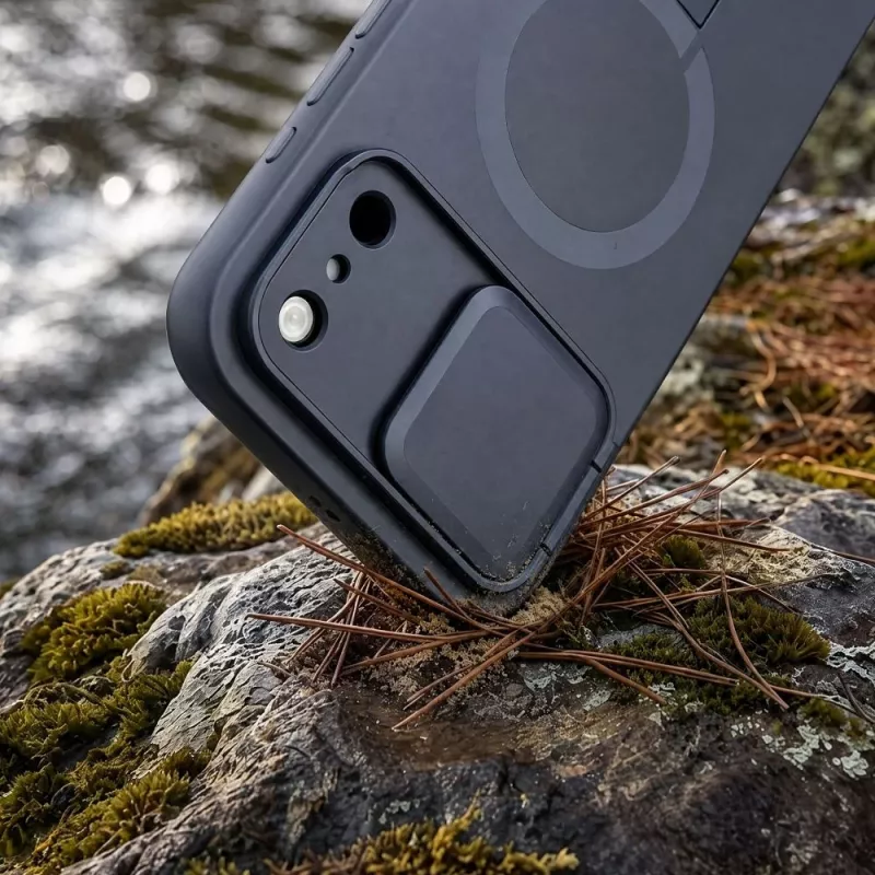 TECH-PROTECT Kevlar Aura MagSafe puzdro pre iPhone 17 Pro Max / 18 Pro Max – námornícka modrá