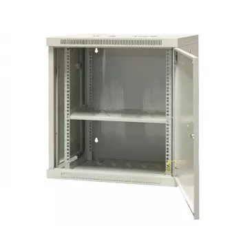 EMITER EM/AP6412-B 12U nástenná sieťová skriňa 19 palcov 600x450x635mm čierna oceľ