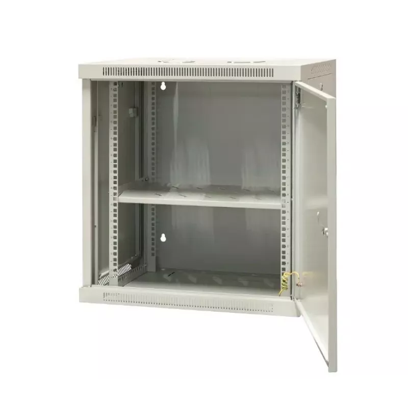 EMITER EM/AP6412-B 12U nástenná sieťová skriňa 19 palcov 600x450x635mm čierna oceľ