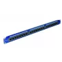 EMITERNET 19 palcov 24-port Cat.6 UTP patch panel s integrovanou policou, 1U, modrý DCN/PPFA-951K-248-C6