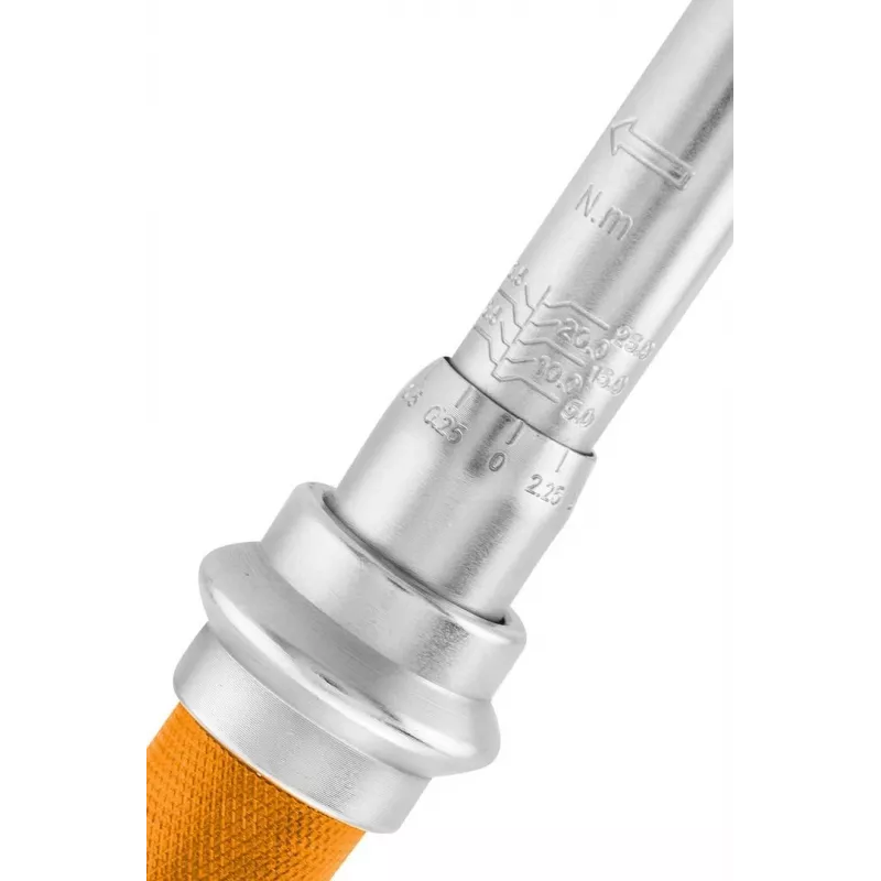 NEO TOOLS 1/4 palca pohon klikový momentový kľúč 5-25 Nm s kalibračným certifikátom