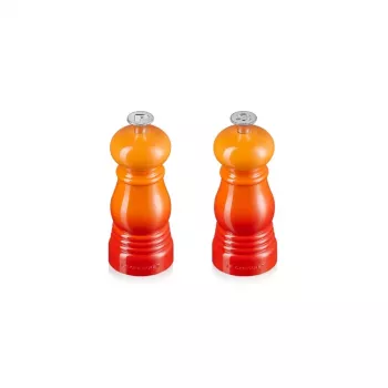 Le Creuset súprava mlynčekov na soľ a korenie 11 cm Volcanic Orange