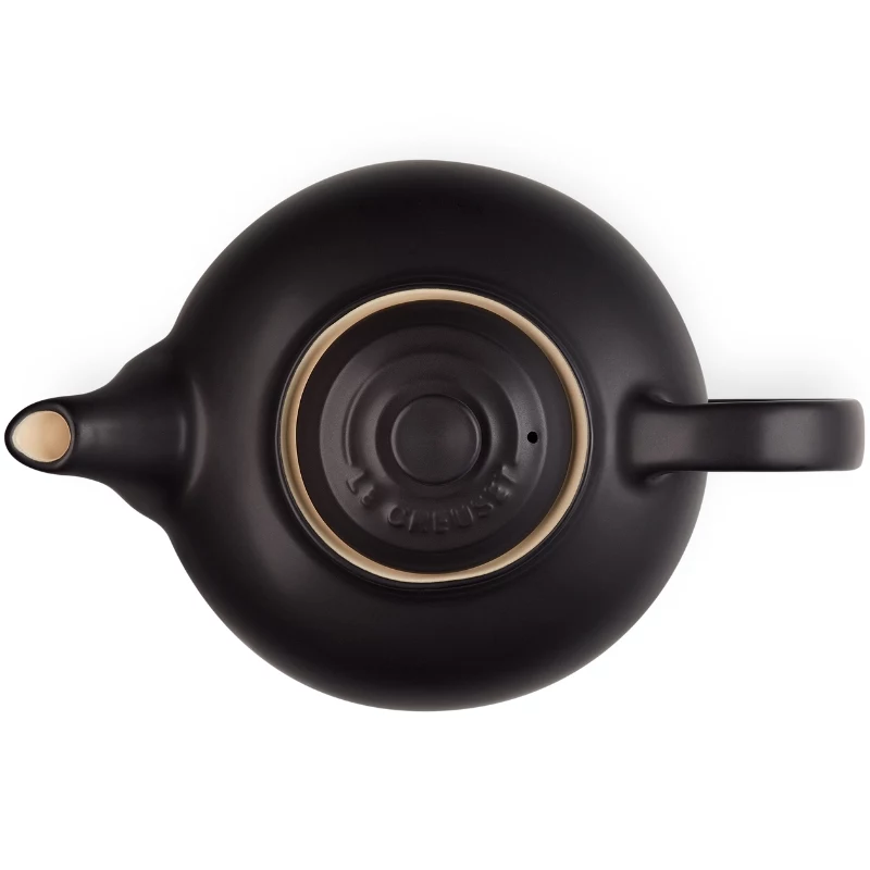 Le Creuset kameninová čajová kanvica 1,3L čierna