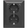 ABB Safety+ USB dvojzásuvka s 2x USB-C, 15W, podomietková, polarwhite 2TKA00006192