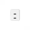 GRATEQ OLOS 65W GaN dual USB-C PD PPS nástenná nabíjačka